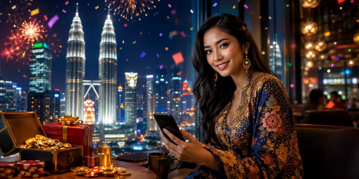 Pengguna Kuala Lumpur mengakses bonus kasino tv3 melalui telefon pintar dengan mudah